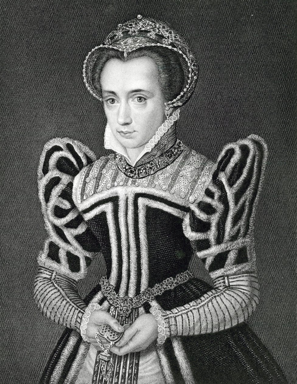 Queen Mary (gravure) door English School