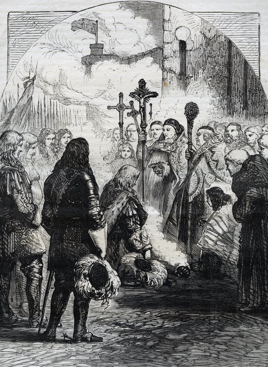 Ontvangst van James II in Dublin, gepubliceerd in 