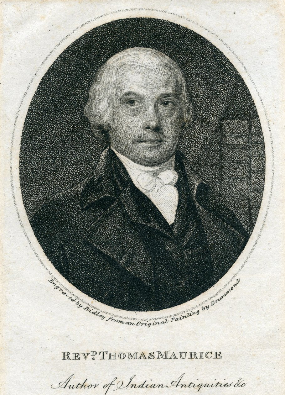 Dominee Thomas Maurice (1754-1824) (gravure) door English School