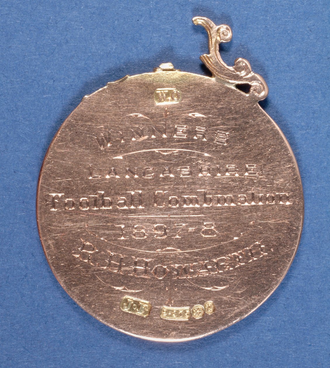 Keerzijde van een medaille van Preston North End Football Club, 1897-98 (metaal) door English School