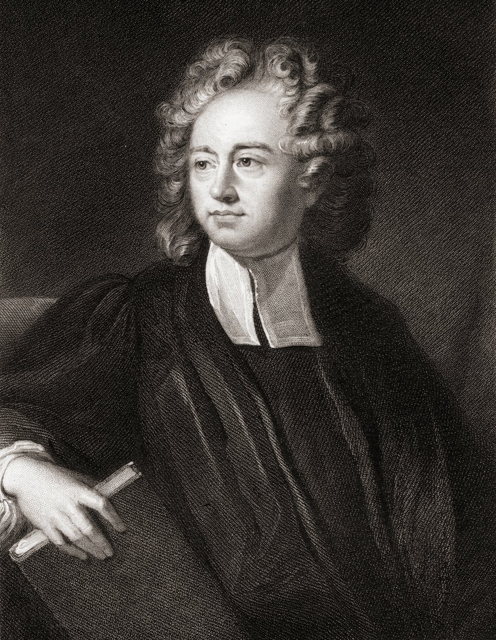 Richard Bentley (1662-1742) uit Gallery of Paintings, gepubliceerd in 1833 door English School