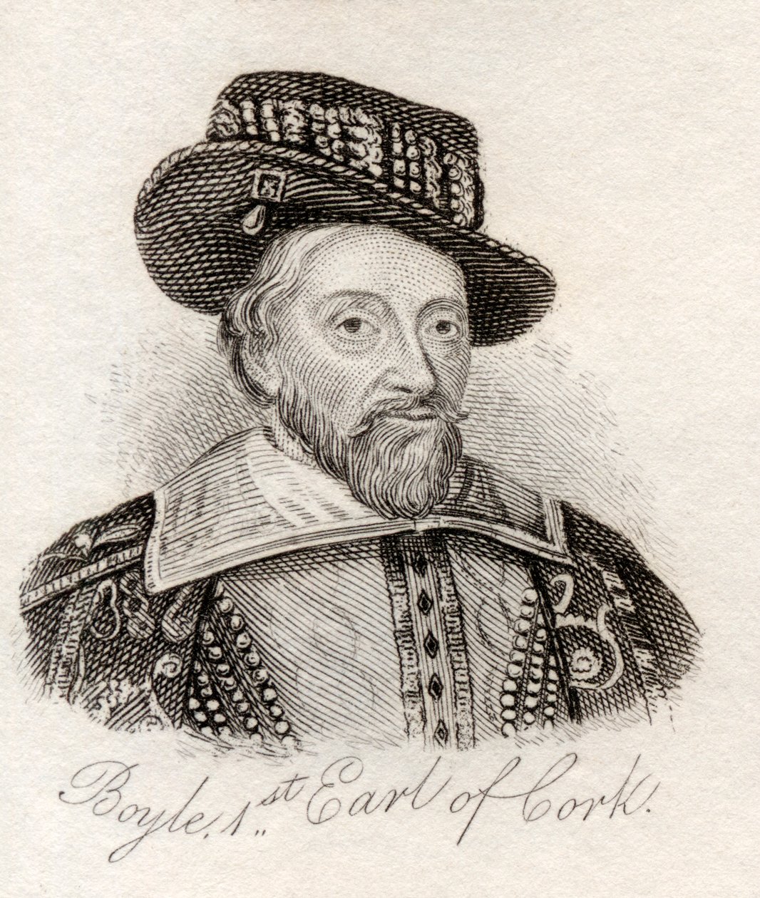 Richard Boyle, 1e graaf van Cork, uit 