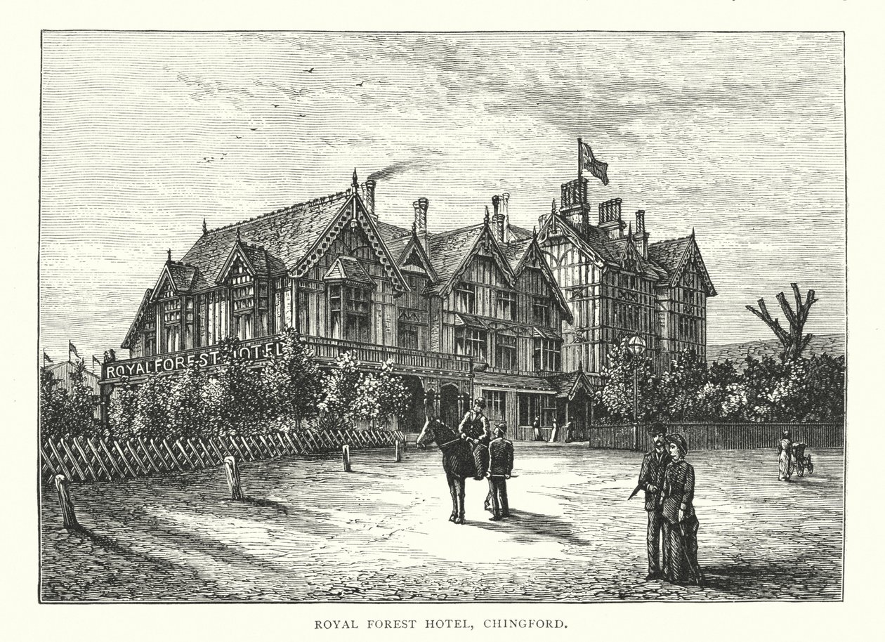 Royal Forest Hotel, Chingford (gravure) door English School