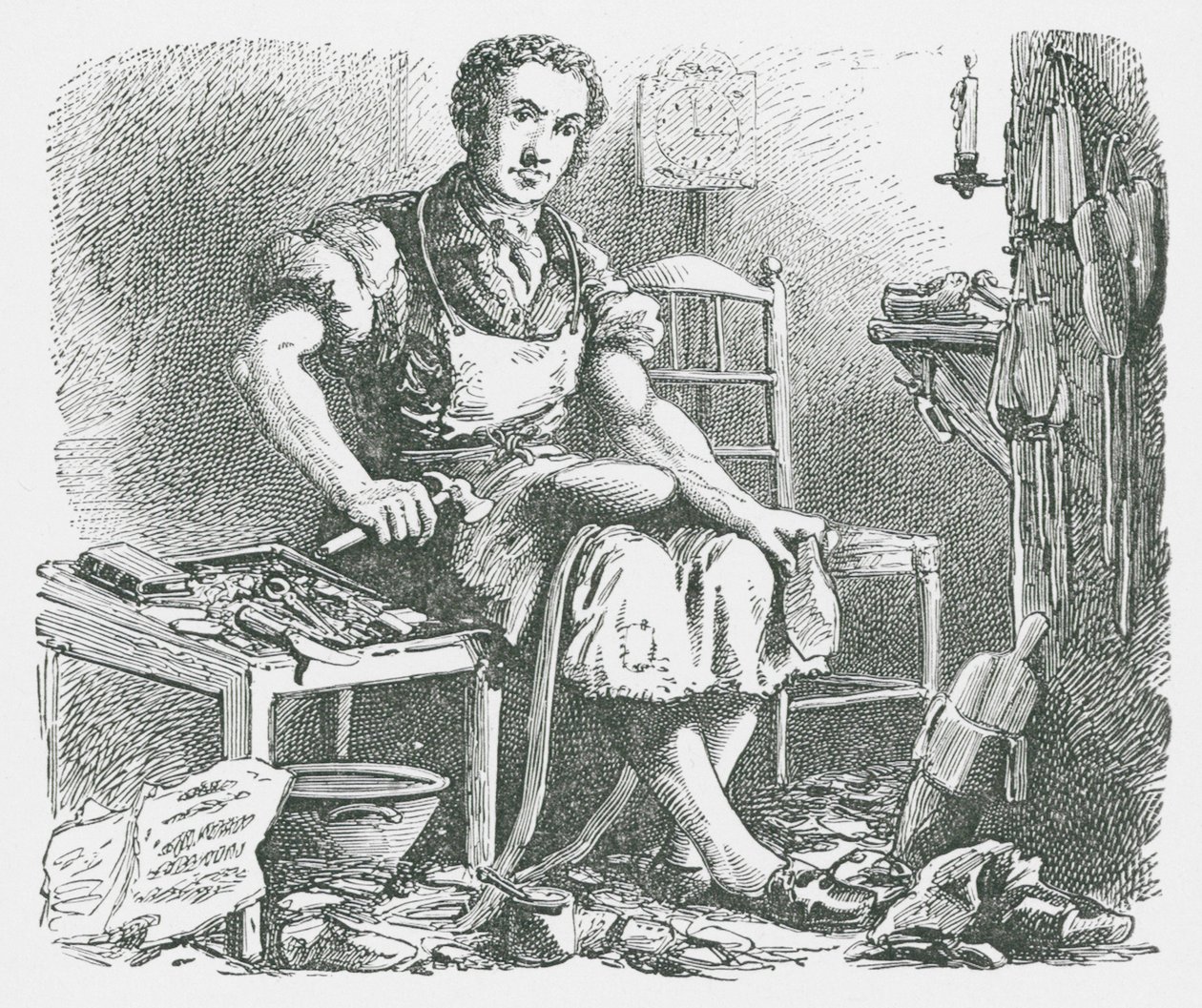 Samuel Drew (gravure) door English School