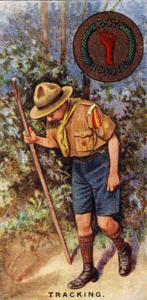 Scout Tracking Badge, 1929 door English School