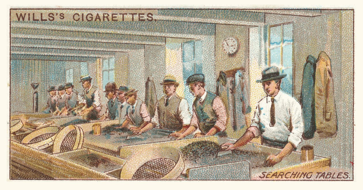 Tabellen zoeken (chromolitho) door English School