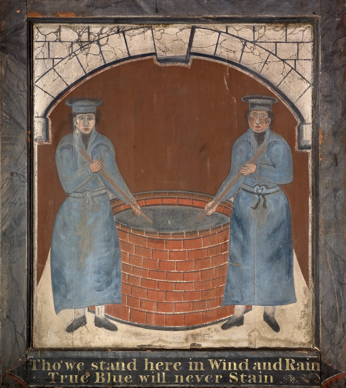 Bord voor de "Blue Boys" Herberg, eind 1700s door English School