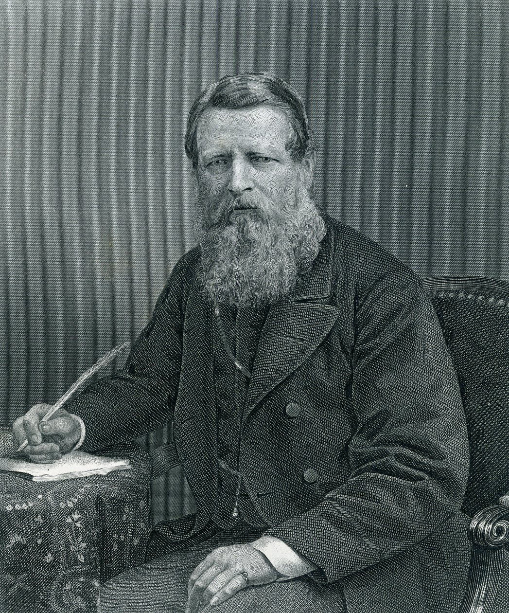 Sir Stafford Henry Northcote (1818-87) door English School