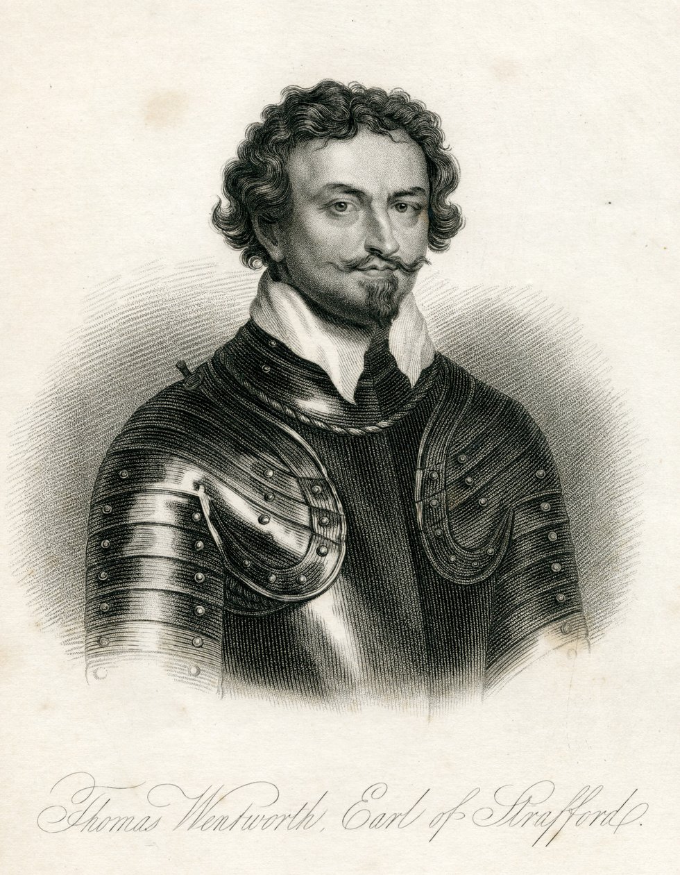 Sir Thomas Wentworth, 1e Graaf van Strafford (1593-1641) door English School