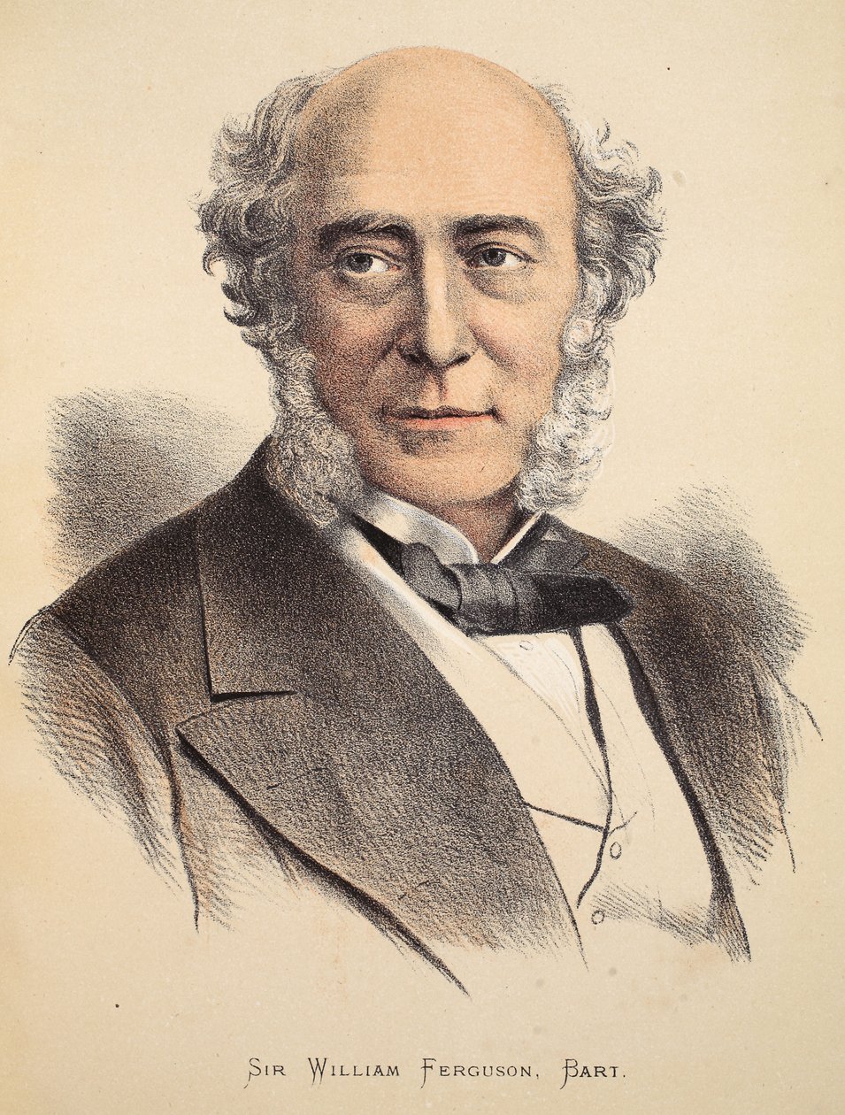 Sir William Ferguson, Bart, illustratie uit De Geïllustreerde Editie van het Leven en de Ontdekkingen van David Livingstone door J. Ewing Richie, uitgegeven door A. Fullarton & Co., 1876 door English School