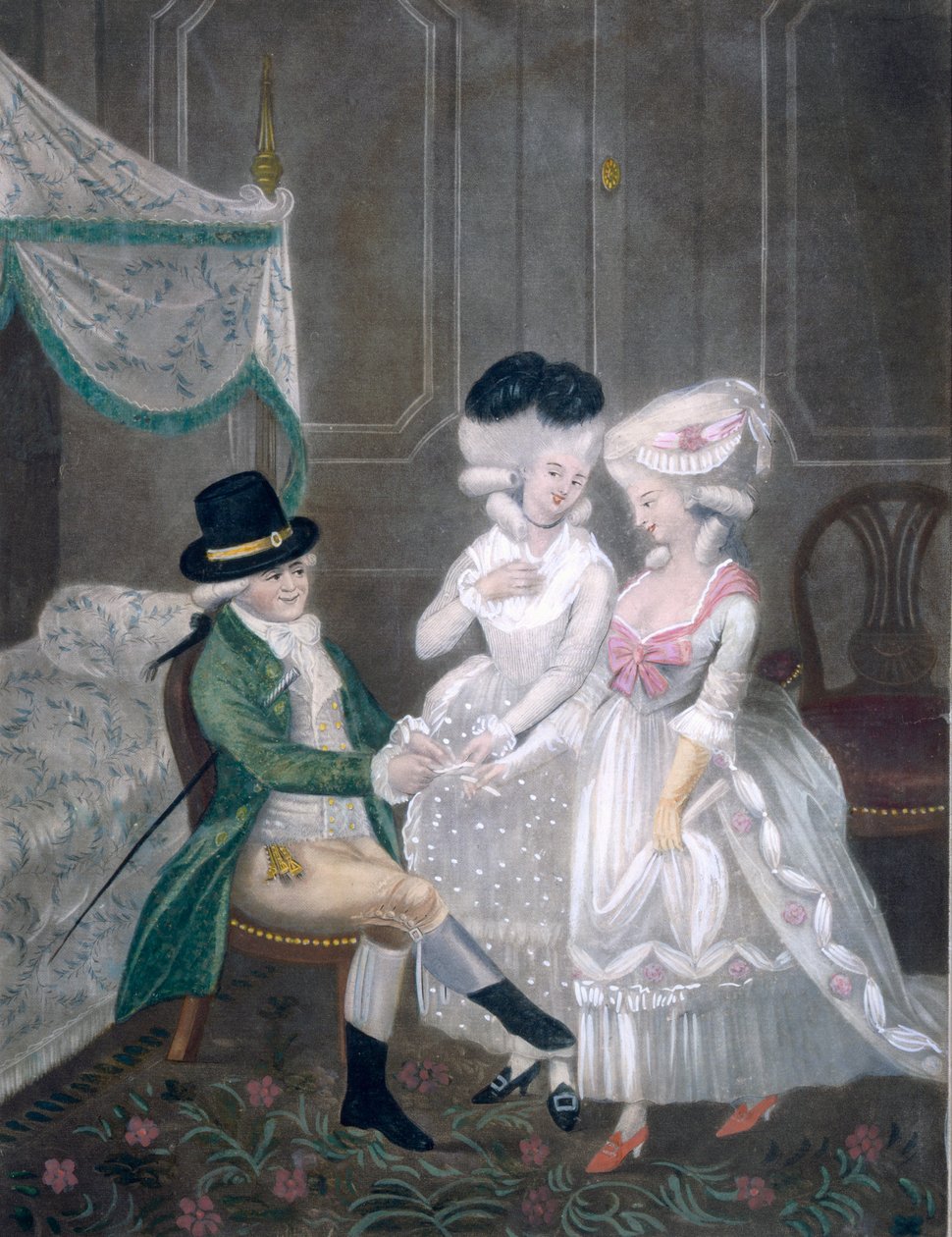 Sr. Timothy Thicketts eerste reel naar Londen, of de Schoonheden van Kings place, loten trekkend voor een --, 1781 door English School