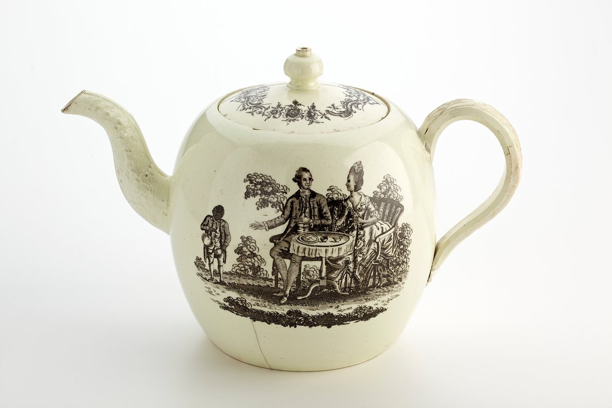 Staffordshire Wedgwood theepot, ca. 1775-85 door English School