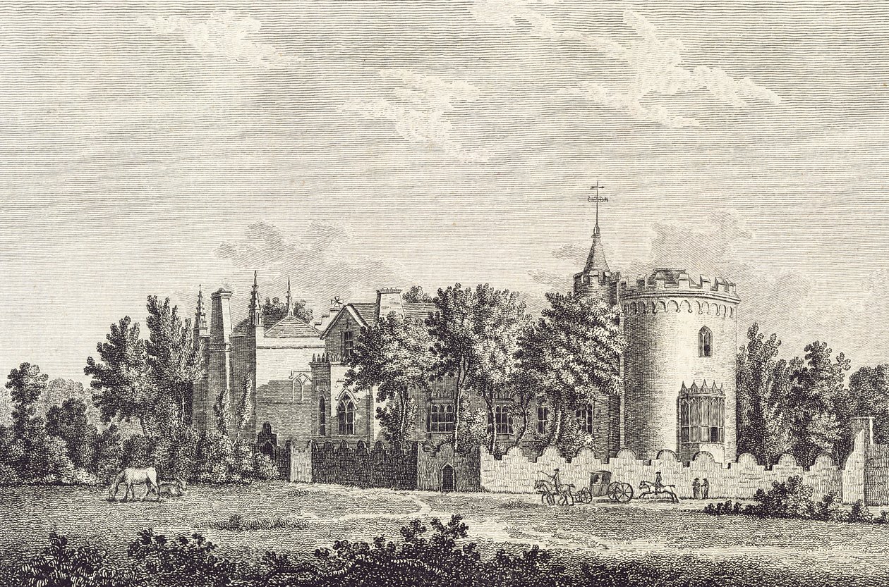 Strawberry Hill: Noordkant, 1784 door English School
