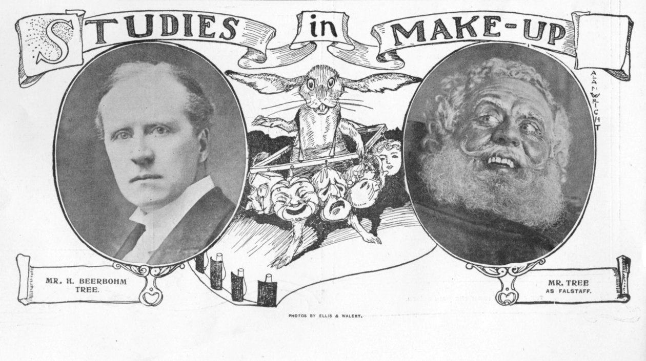 Studies in Make-Up, illustratie uit The King, 1 juni 1901 door English School