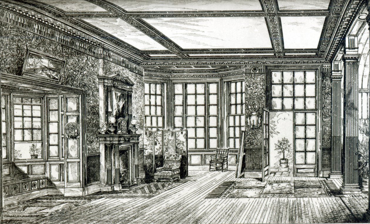 Studio voor James Tissot Esquire, Grove End Road, 1874 door English School