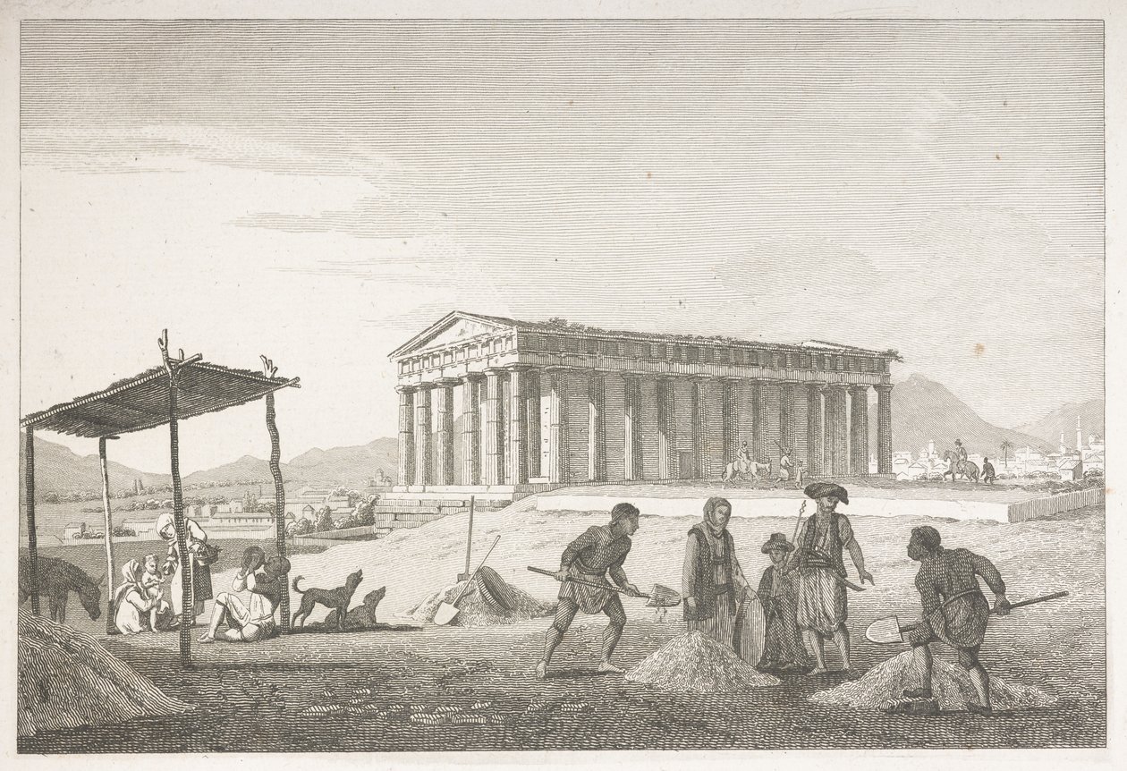 Tempel van Hephaistos op de Akropolis van Athene, uit 