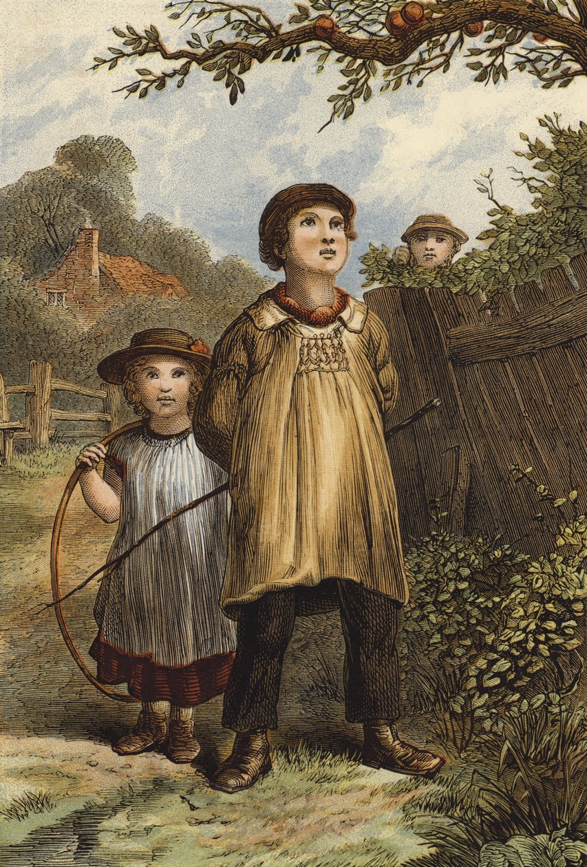 Verleiding (kleurenlitho) door English School