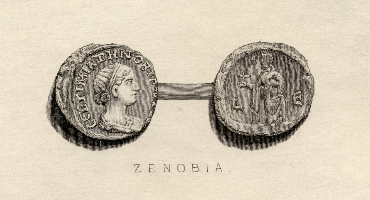Tetradrachme uit de tijd van Zenobia door English School