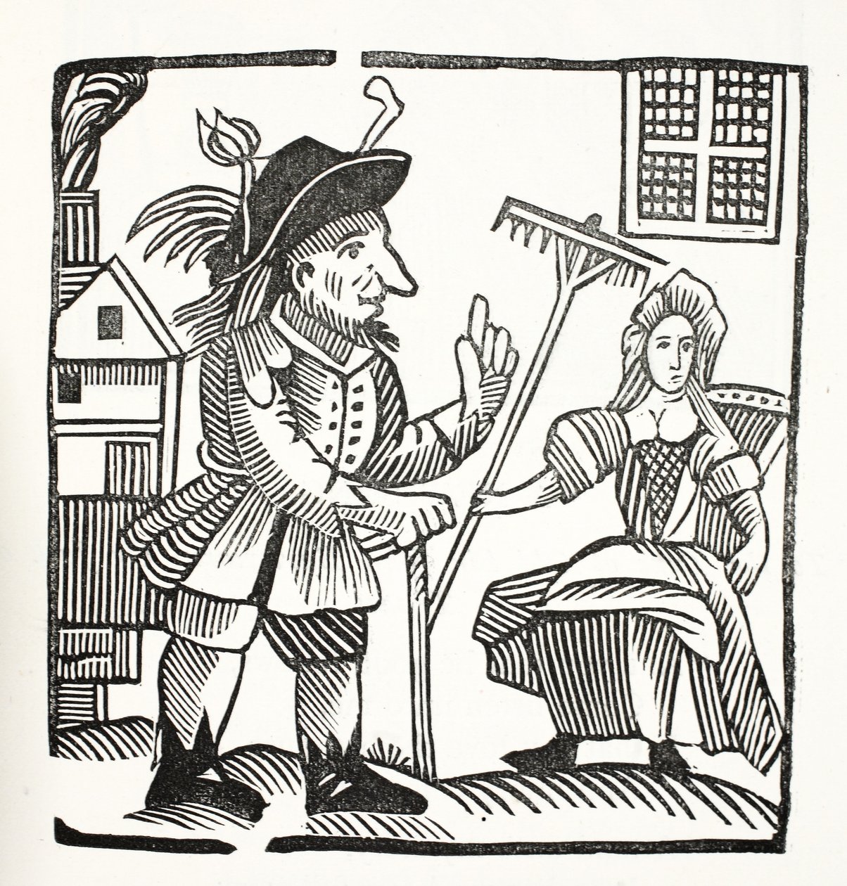 De Aanklacht en Veroordeling van Sir John Barleycorn, Ridder, illustratie uit Chap-books van de Achttiende Eeuw door John Ashton, uitgegeven 1882 door English School