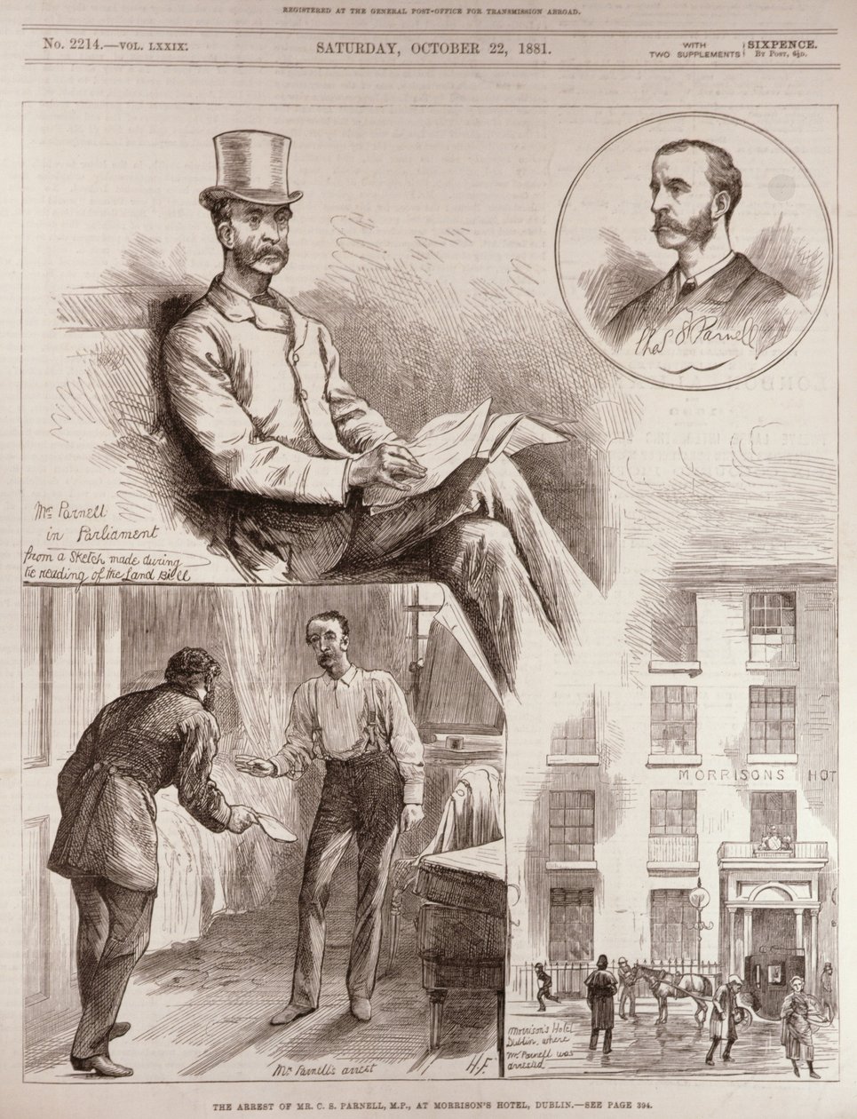 De Arrestatie van Mr. C.S. Parnell, MP, in Morrison