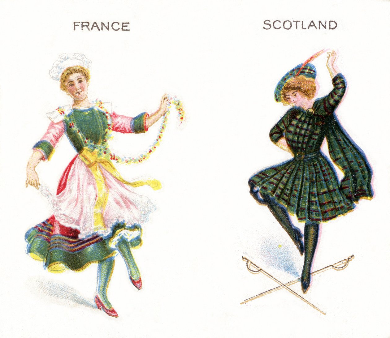 De Oude Alliantie, Frankrijk en Schotland, 1915 door English School