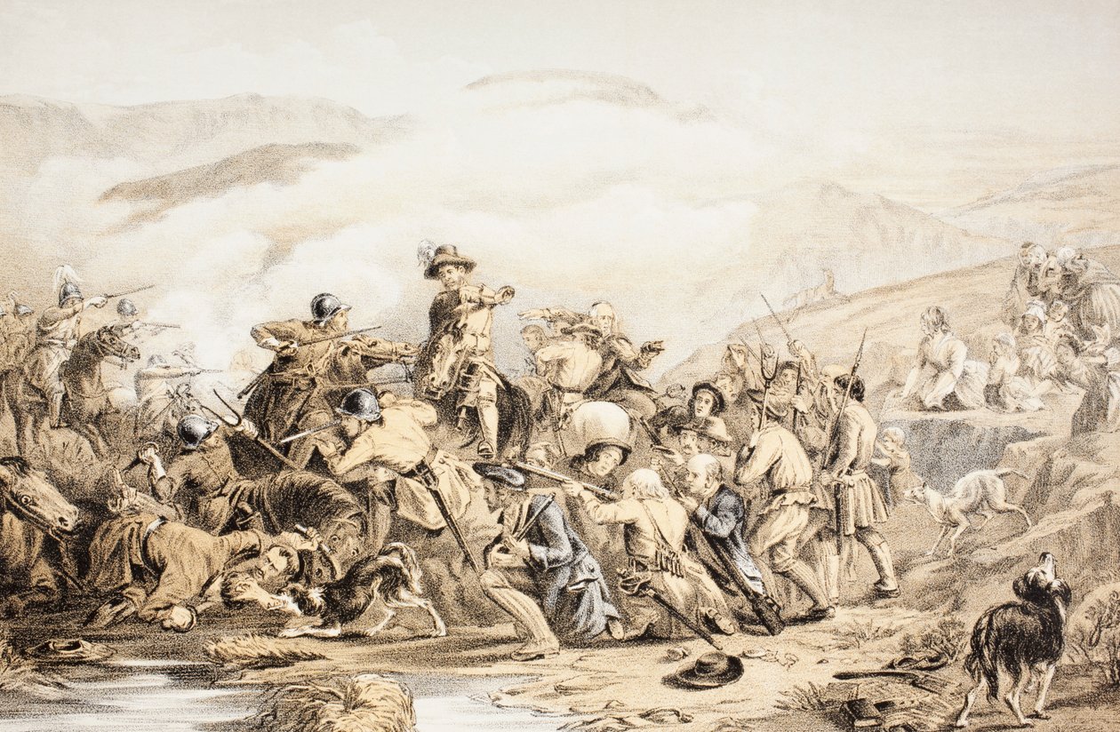 De Slag bij Drumclog, 1 juni 1679, uit 