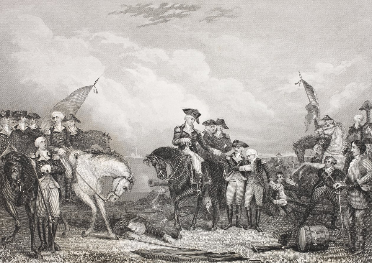 De Slag bij Trenton, 26 december 1776, uit 