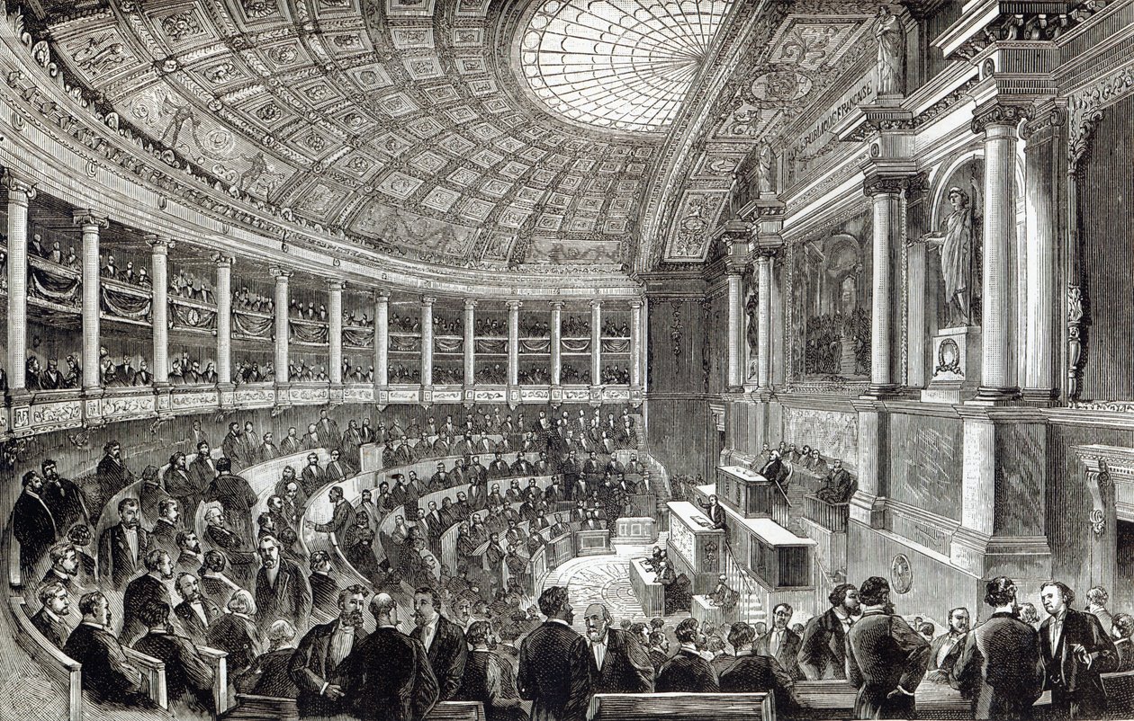 De Kamer van Afgevaardigden, Parijs, uit 