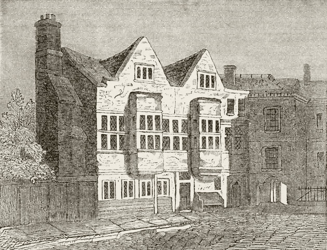 Het Hof van Star Chamber, Westminster, uit 