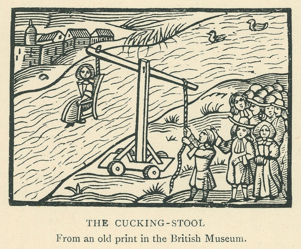 De koekoekskruk (litho) door English School