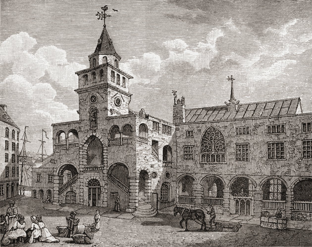 De Beurs, Newcastle upon Tyne in de 17e eeuw, uit 