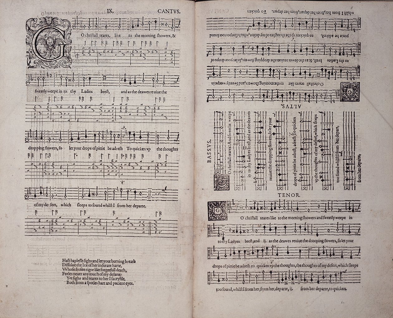 Het eerste boek van liederen of airs, door John Dowland (1563-1626) 1597 door English School