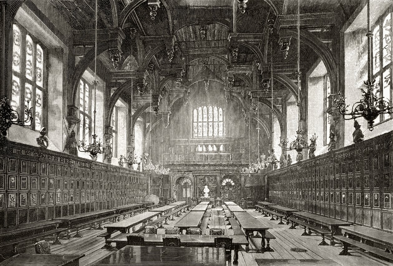 De Grote Zaal van de Middle Temple, uit 