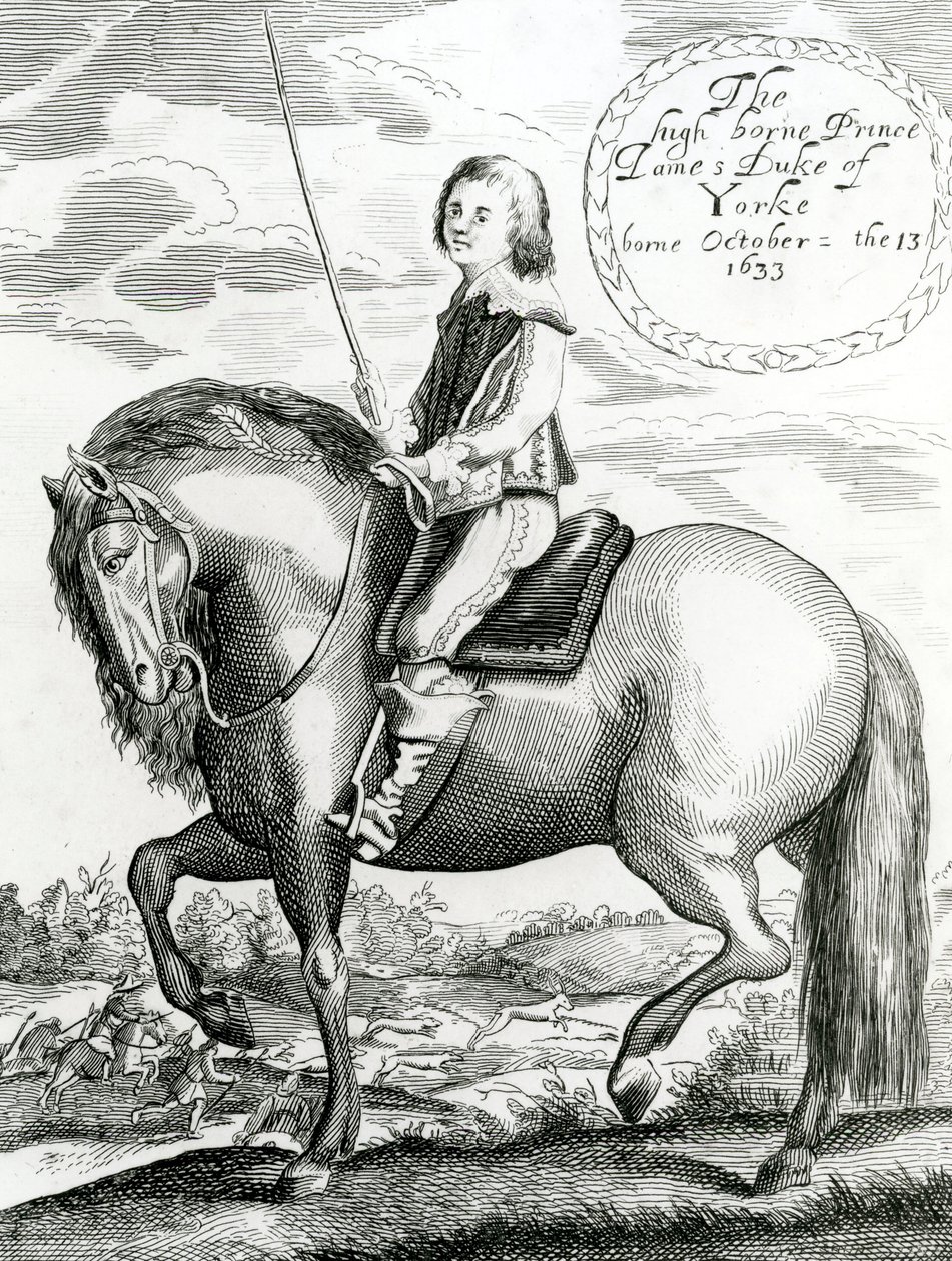 De Hooggeboren Prins James Hertog van Yorke door English School