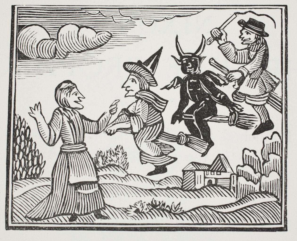 De Geschiedenis van Moeder Shipton, illustratie uit Chap-books van de Achttiende Eeuw door John Ashton, uitgegeven 1882 door English School