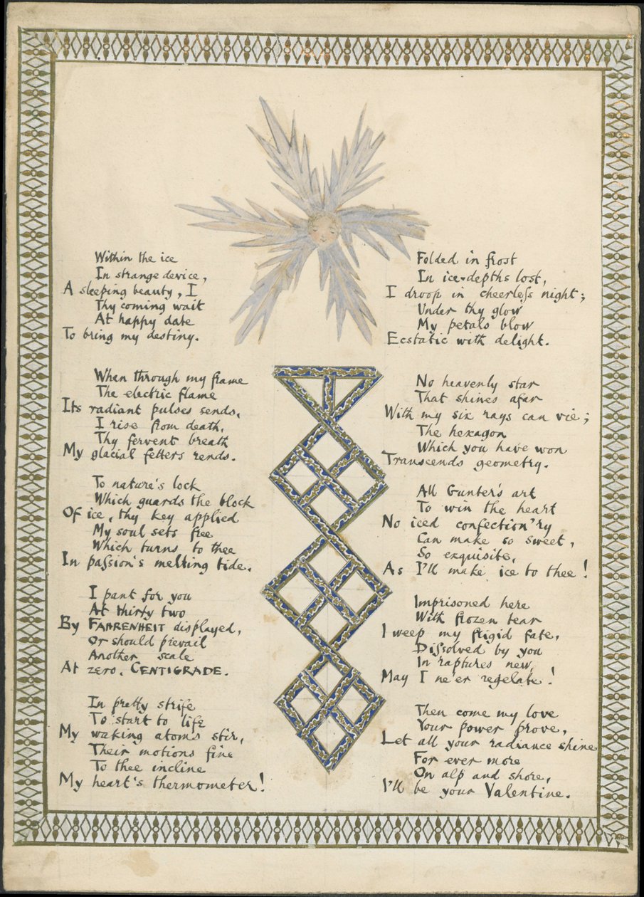 De IJsbloem, gepubliceerd in The Reader, 1865 door English School