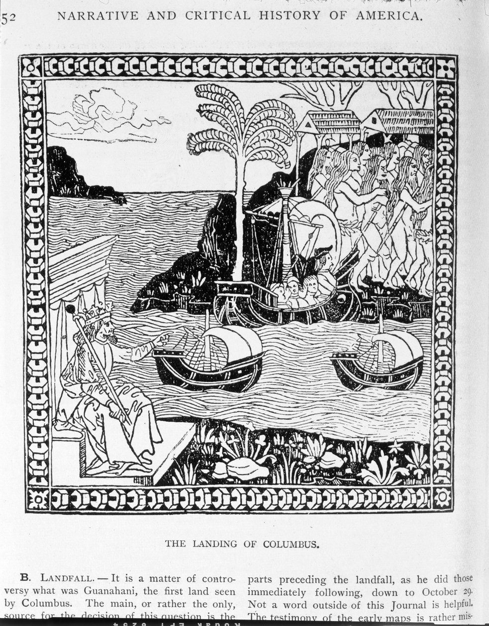 De landing van Columbus, uit Vol II van 