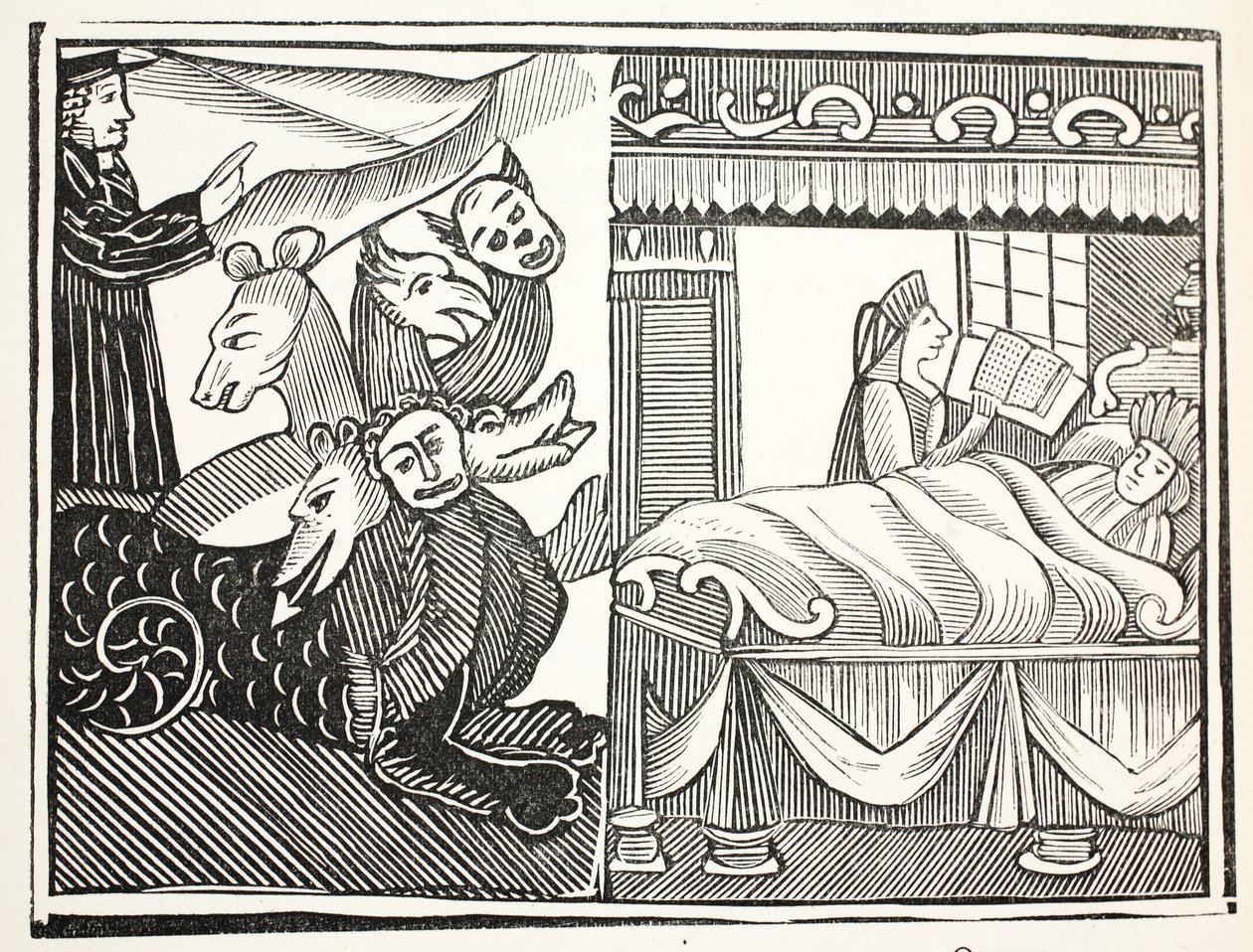 Het Wonder der Wonderen, illustratie uit Chap-books of the Eighteenth Century door John Ashton, gepubliceerd 1882 door English School