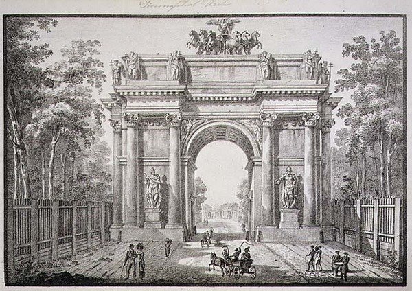 De Narva-poorten, Sint-Petersburg door English School