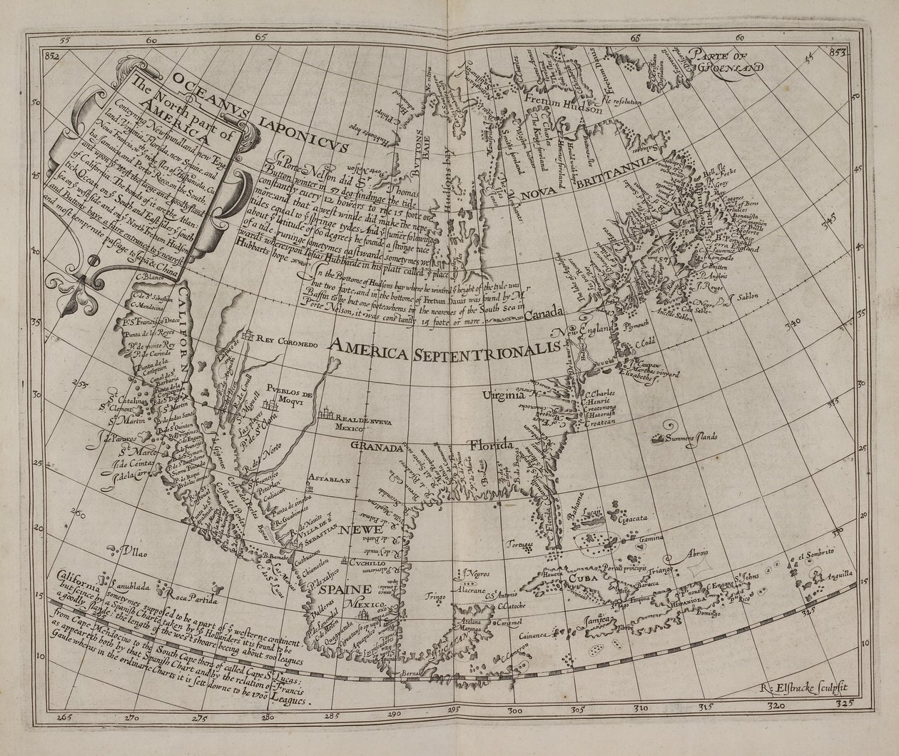 Het noordelijke deel van Amerika: bevattende Newfoundland, New England, Virginia..., Henry Briggs door English School