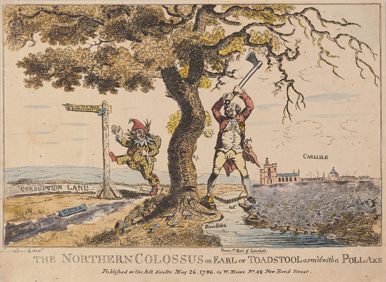 De Noordelijke Kolos of Graaf van Paddenstoel, uitgegeven 1786 door English School