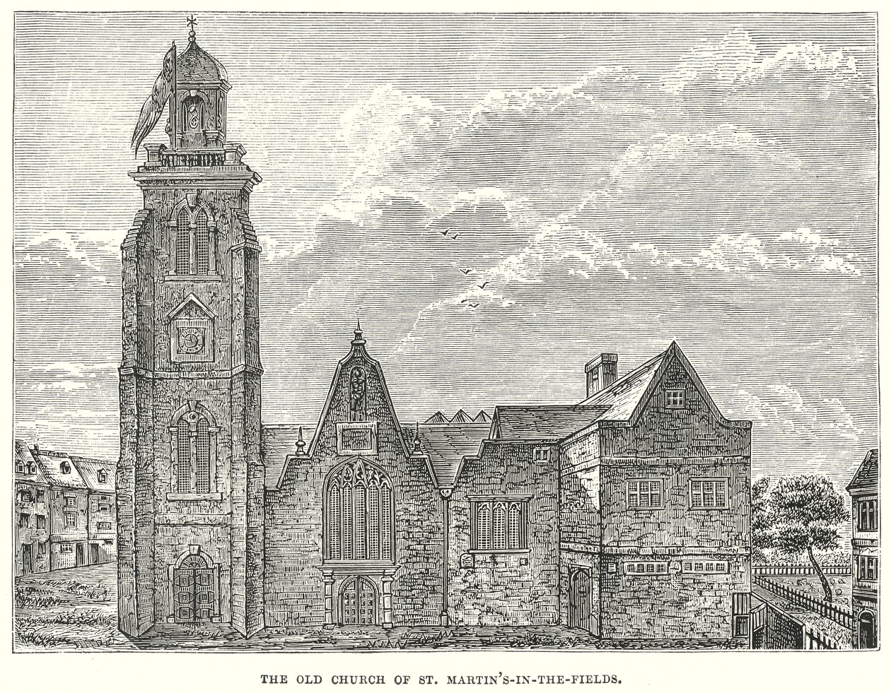 De oude kerk van St Martin