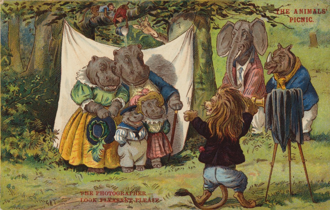 De fotograaf - Kijk aangenaam alsjeblieft (kleurenlitho) door English School