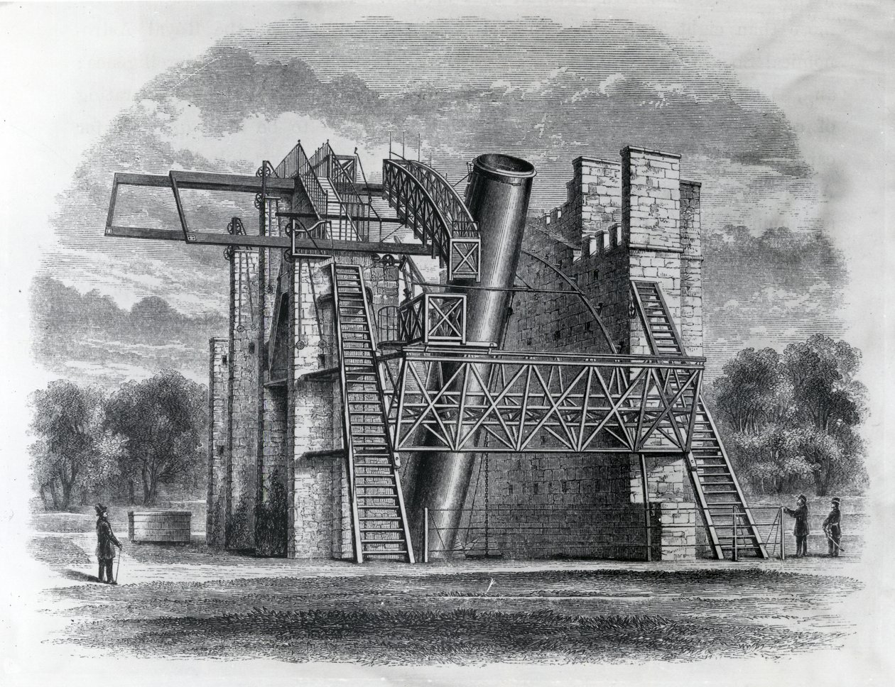 De Rosse Telescoop, 1845 door English School