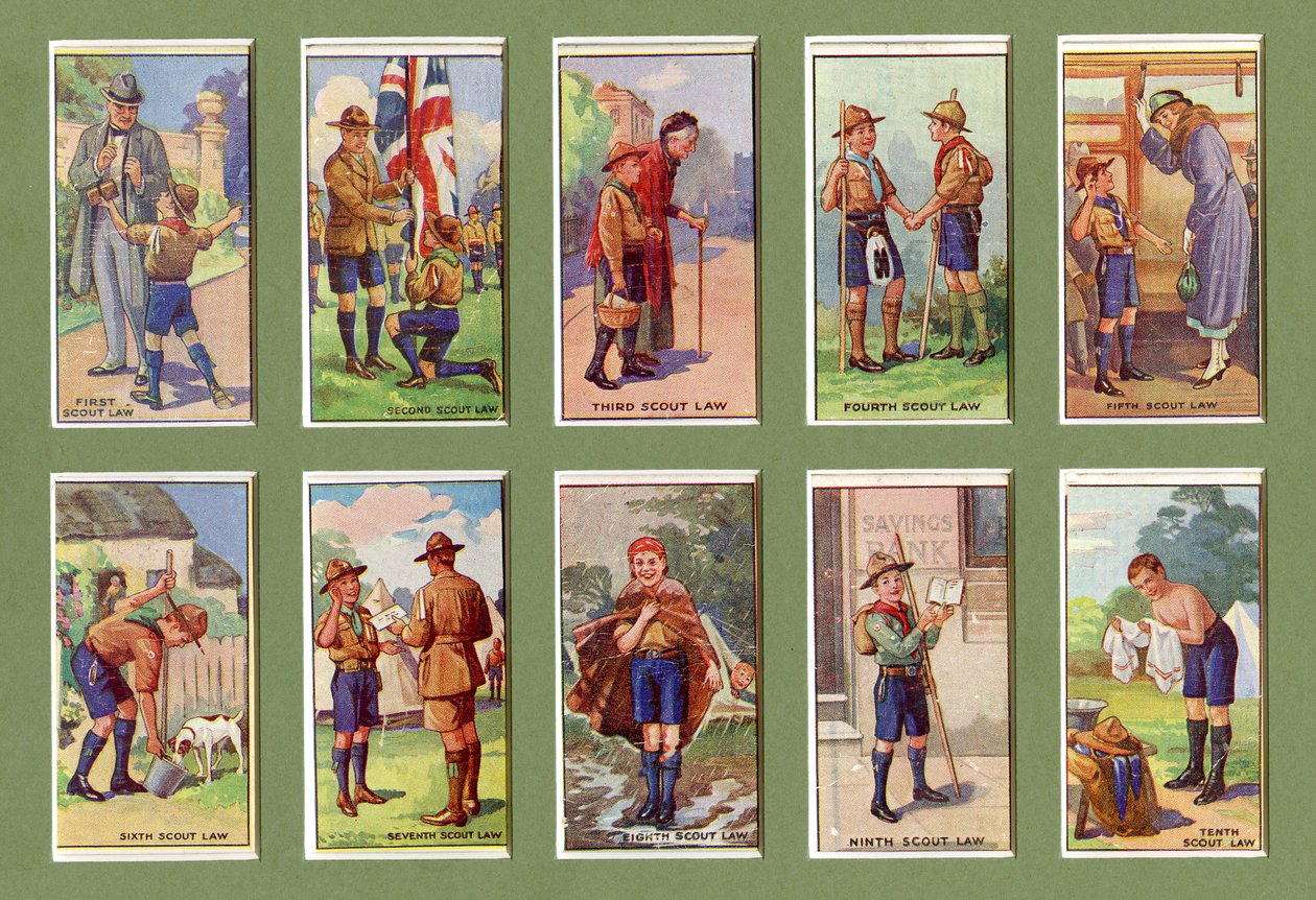 De Tien Scoutwetten, 1923 door English School