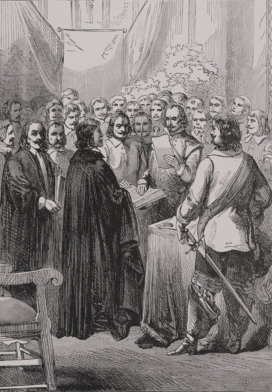 Het Verdrag van Westfalen, uit De Geschiedenis van Frankrijk, door Emile de Bonnechose, uitgegeven door Ward, Lock en Co, Londen door English School