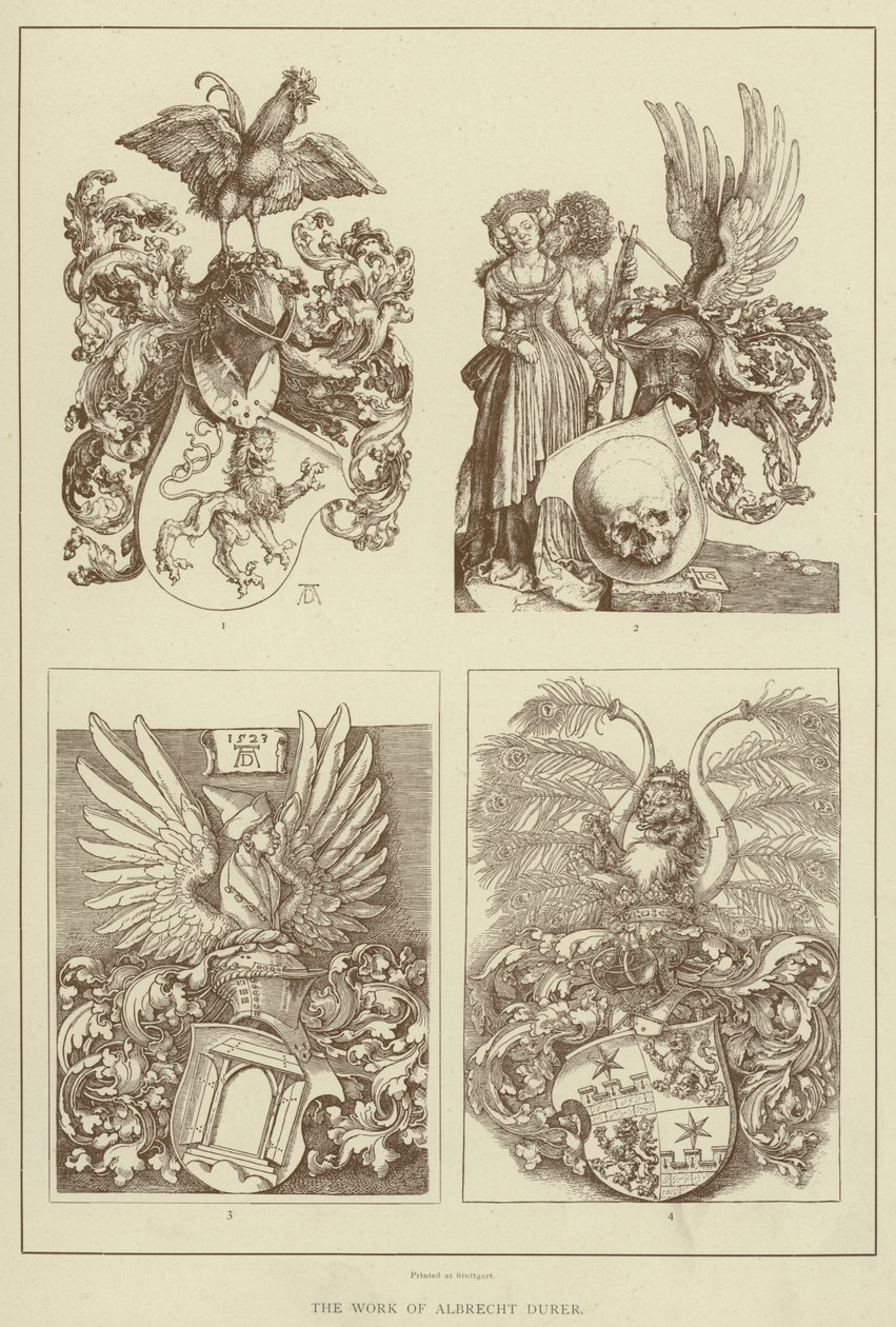 Het werk van Albrecht Durer (litho) door English School