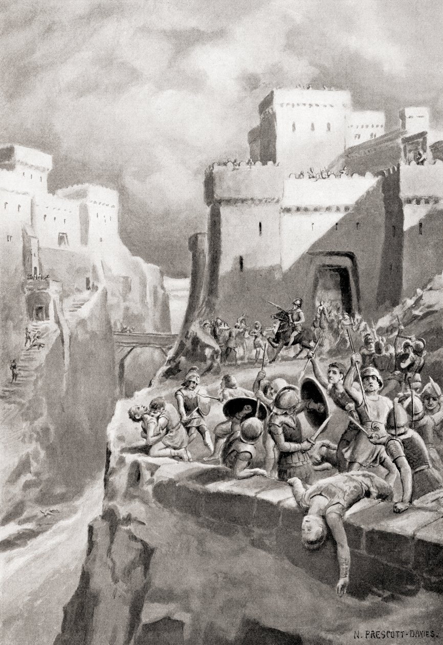 De opstand van Megara tegen Athene, uit Hutchinson