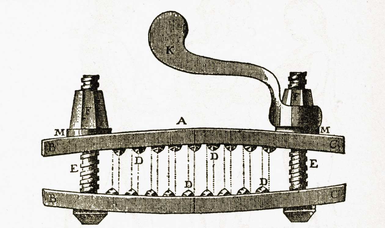 De duimschroef van Maria Theresia van Oostenrijk (1717-80) door English School