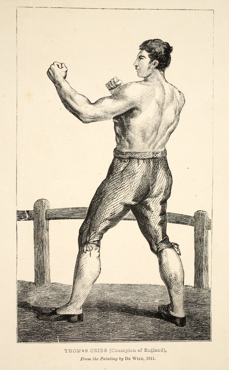 Thomas Cribb, Kampioen van Engeland, naar het schilderij van De Wild door English School
